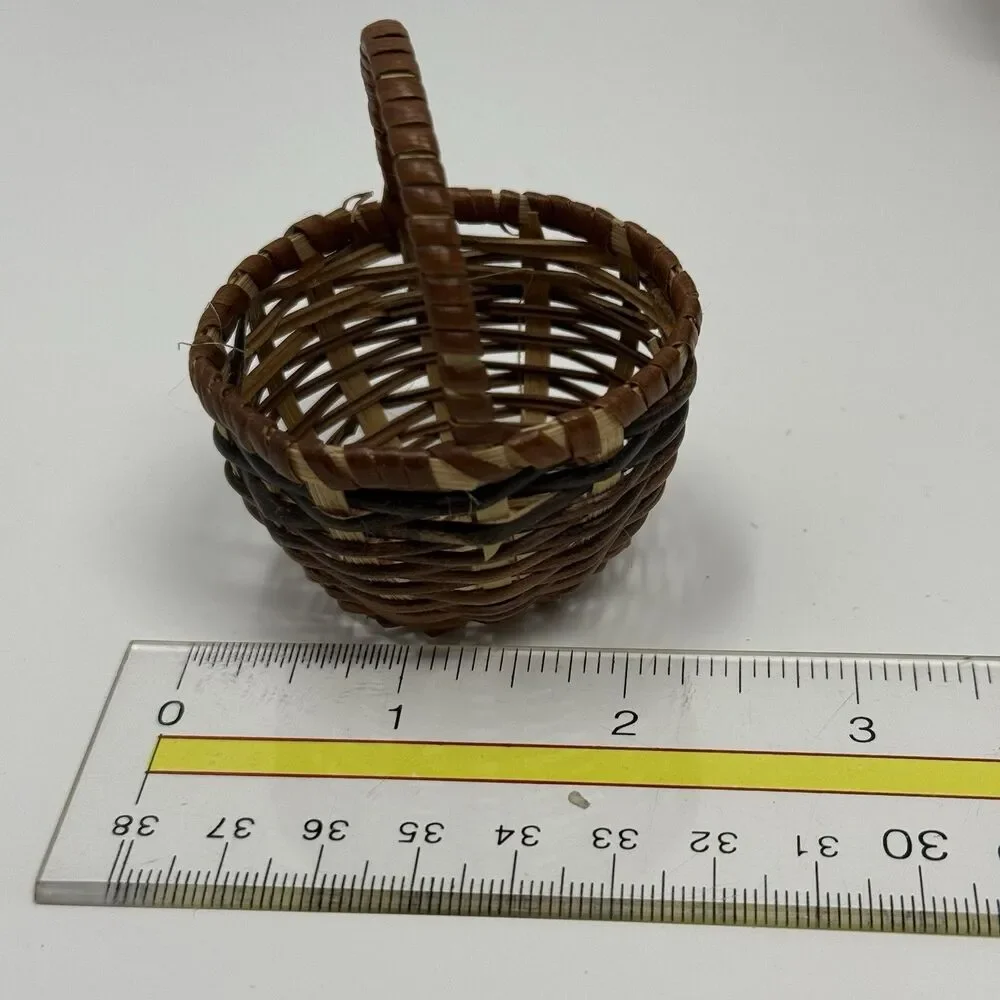 Set of 20 Mini Rattan Baskets | Handmade Woven Boho Decor - Picture 10 of 11